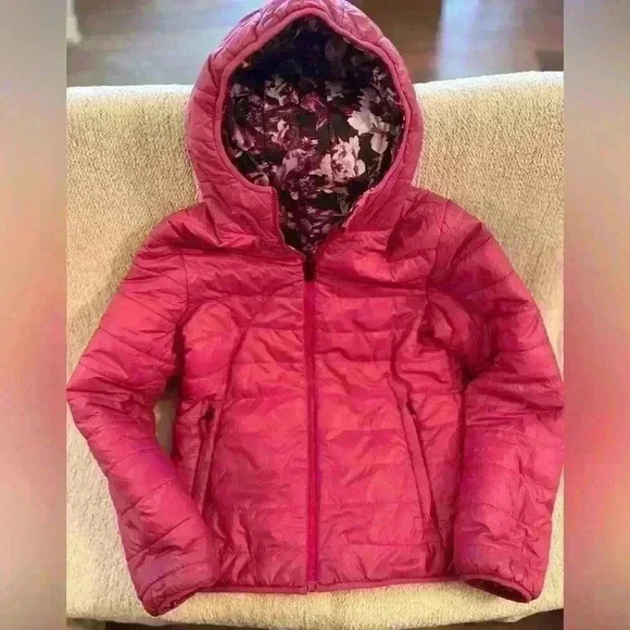 Girls Ripzone Pink Reversible Winter Jacket Size X-Large - Picture 1 of 8
